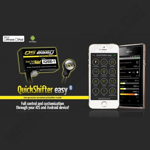 Healtech automatic gearshift iQSE-1 + QSH-P2T Honda...