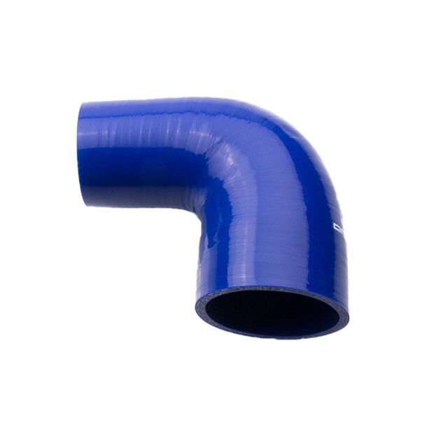 Arlows  90mm auf 70mm Silikon Schlauch 90 Reduzierer ( Blau ) Reduzierbogen