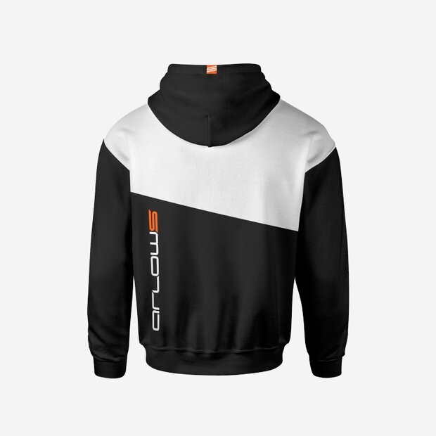 Arlows Ladies Hoodie/Zipper BlacknWhite (size XS)