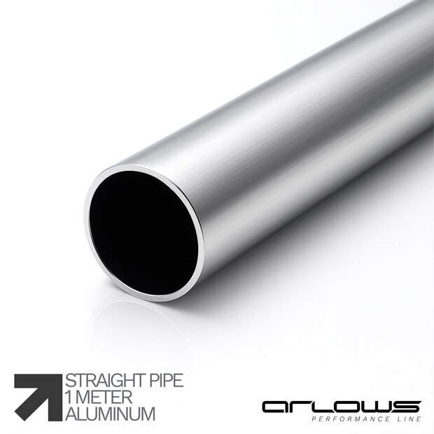Arlows Aluminium Rohr ( 1 Meter / AlMgSi0,5 Alurohr )  50,8mm
