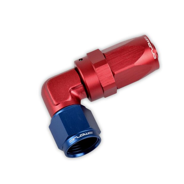 Arlows Aluminium AN / Dash Fitting - 90° Blockwinkel -