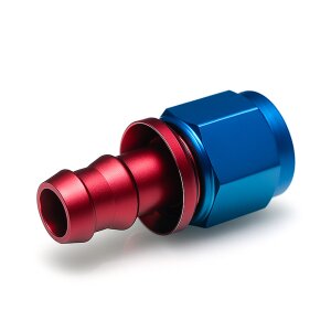 Arlows Push-On Aluminium AN / Dash Fitting - gerade -