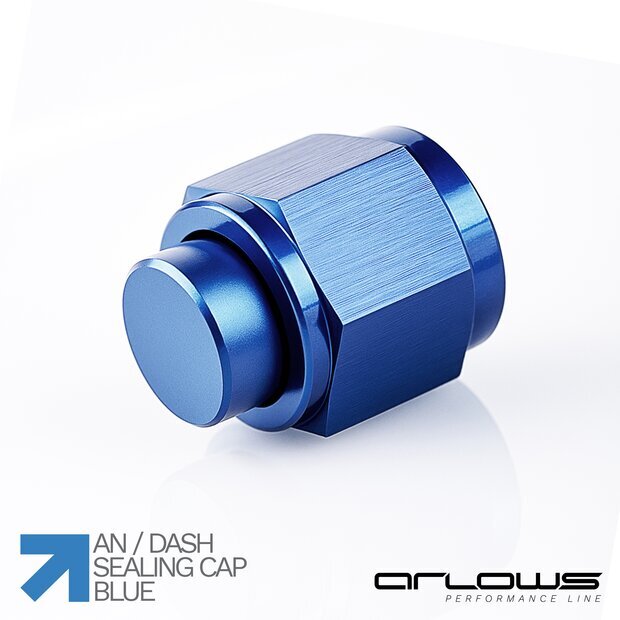 Arlows Verschlusskappe Blau Dash 4 ( 7/16 - 20 UNF )