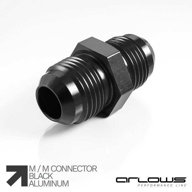 Arlows Connector (male) Black Dash 16 (1-5/16 -12UNF)
