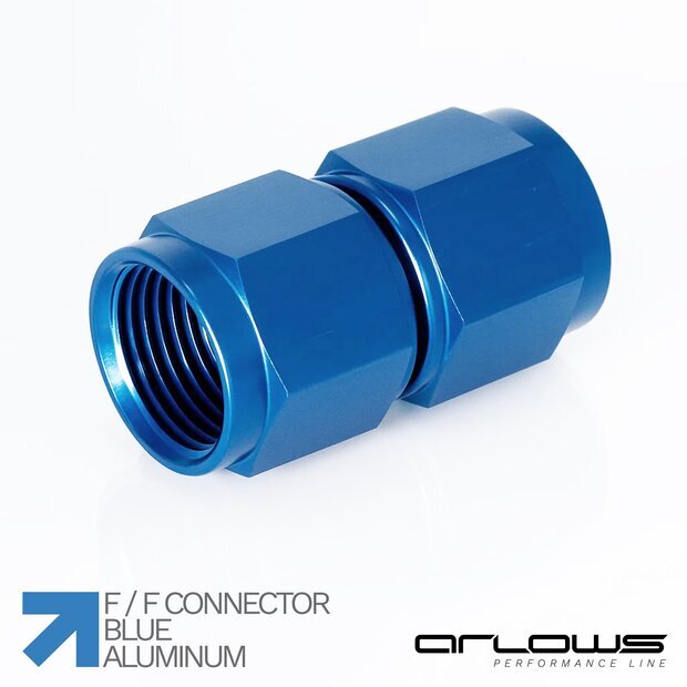 Arlows Verbinder ( weiblich ) Blau Dash 4  ( 7/16 - 20 UNF )