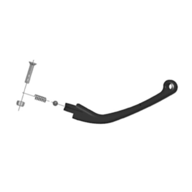 Magura brake lever part2 folding lever fitting HC3 black,...