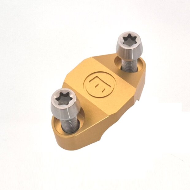 Magura handlebar-mounting clamp control HC3 gold 2700484