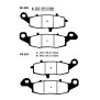 TRW sintered-brake pads SRQ MCB682 + MCB681 Kawasaki Z750 2004–2006