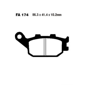 EBC Rear Brake Pads Sinter FA174HH Honda CB1300 SA Super...