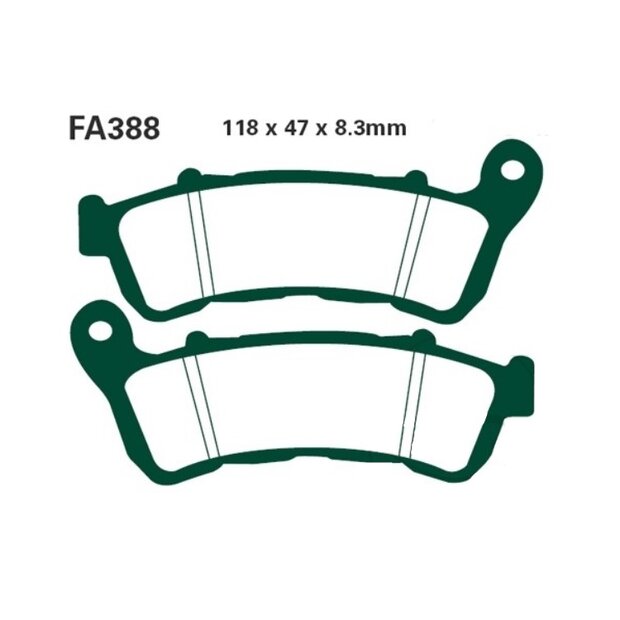 EBC Brake Pads Sinter FA388HH Honda CBF1000 A FA ABS 06-16
