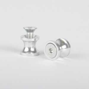 M8 kickstand mount silver anodized Bobbins silver mount...