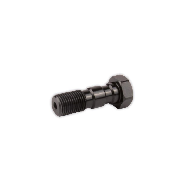 Aluminium double banjo bolt M10x1.00 brake line black...