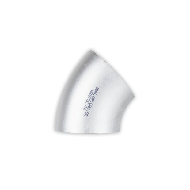 Arlows Aluminium Rohrbogen 45 mittlerer Radius (...