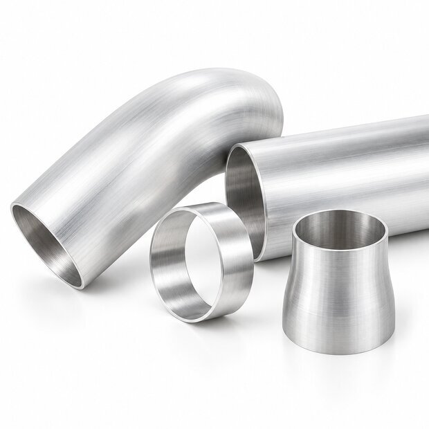Arlows Aluminium Rohrbogen 60� mittlerer Radius ( AlMgSi0,5 Alubogen ) 70mm