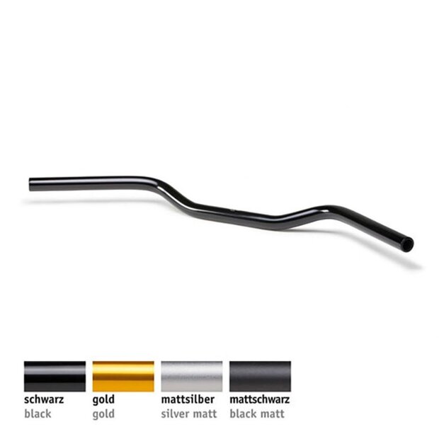 LSL 1-inch handlebar with slotted hole Gold Triumph 865...