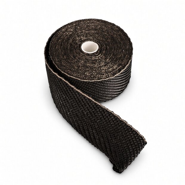 Arlows 10 Meter Titanium Heat Protection Tape Black 50mm...