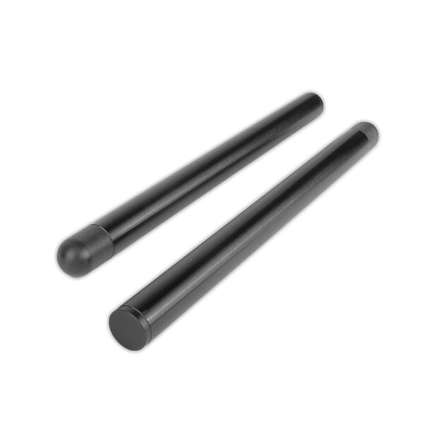 2x Lenkerstummel Ersatz Lenkrohr Stummel 22mm Aluminium schwarz