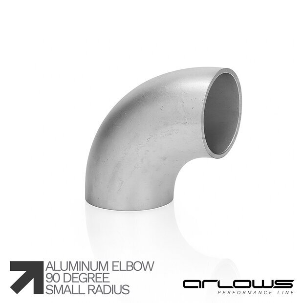 Arlows Aluminium Rohrbogen 90 enger Radius ( AlMgSi0,5 Alubogen ) 114,3mm