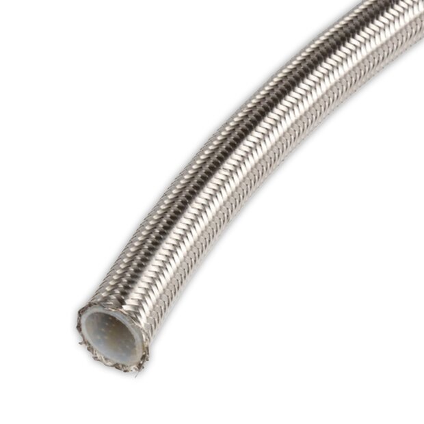 Arlows 1 Meter PTFE / Teflon Stahlflexschlauch