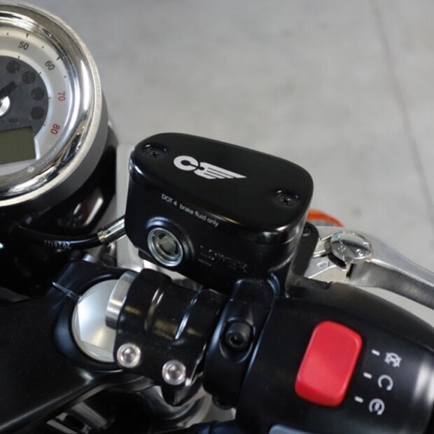 LSL CLUBMAN CNC cover brake pump Triumph Bonneville T100 T120 Bobber Thruxton