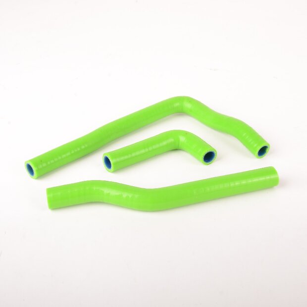 Arlows silicone hose kit hoses Kawasaki KX65 2002-2020 green