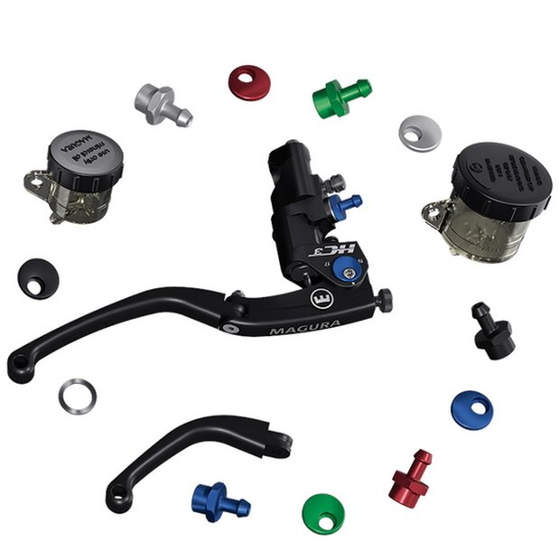 Magura Colour-Kit Grn, bestehend aus Stutzen und Excenter HC3