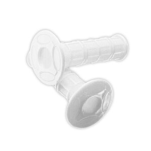 Arlows MX rubber grips, White, 118 mm – pair
