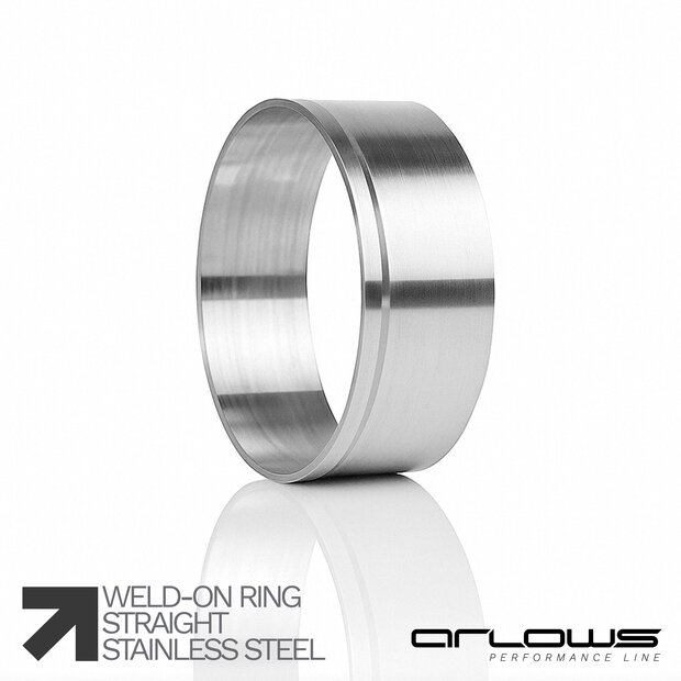 Arlows Weld-On Bead-Ring for Boostpiping (Stainless Steel) 19mm