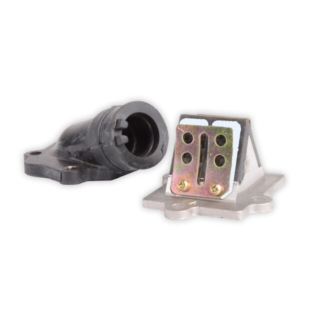Arlows reed valve block + intake manifold Minarelli...