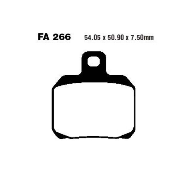 EBC Bremsbelge Sinter FA266HH Aprilia RS660 ABS 2020-2023