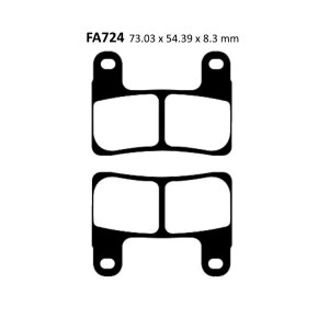 EBC Brake Pads Sinter EPFA724HH Set BMW M1000RR S1000RR...