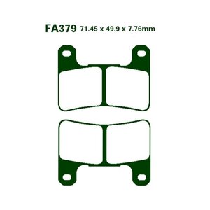 EBC Brake Pads Sinter FA379HH Set Kawasaki Ninja 1000 H2...