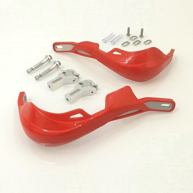 Arlows Aluminium Handguards rot f�r 28,6mm Fatbar Lenker