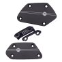 Magura 168|197 CNC reservoir cover Kit, black BMW R1200 R RT GS R nineT